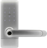 Door handle with access controller EURA ELH-02H4 silver