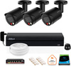 DAHUA IP bewakingsset 3x camera IPC-HFW2849S-S-IL-0280B-BLACK 8MPX