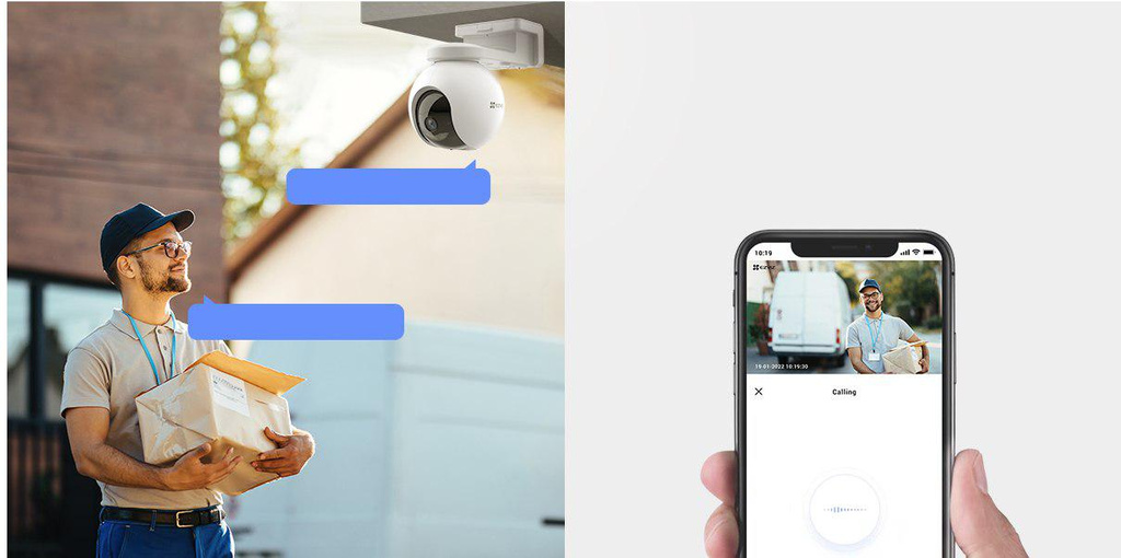 Cámara IP EZVIZ HB8 2K+ 4MP Tipo-C