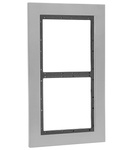 VTM125 Marco de cubierta de 2 módulos para cubrir y rematar estéticamente la instalación