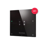 Grenton Smart Panel / 4 Touchfelder / OLED-Display / Wi-Fi / schwarze Glasfront