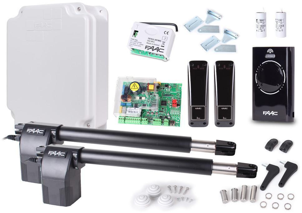 ALFA LONG startset - 51700425 FAAC 414 voor 10m dubbele vleugelhekken