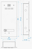 ACO FAM-P-1NPACC under-plaster panel 1-locator read. brel.