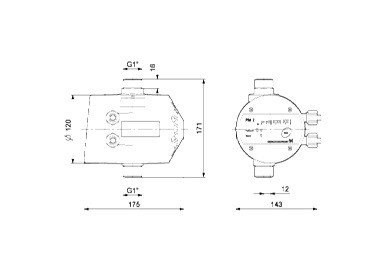 Grundfos Sterownik ciśnienia PM 2 AD 1x230V 50/60Hz