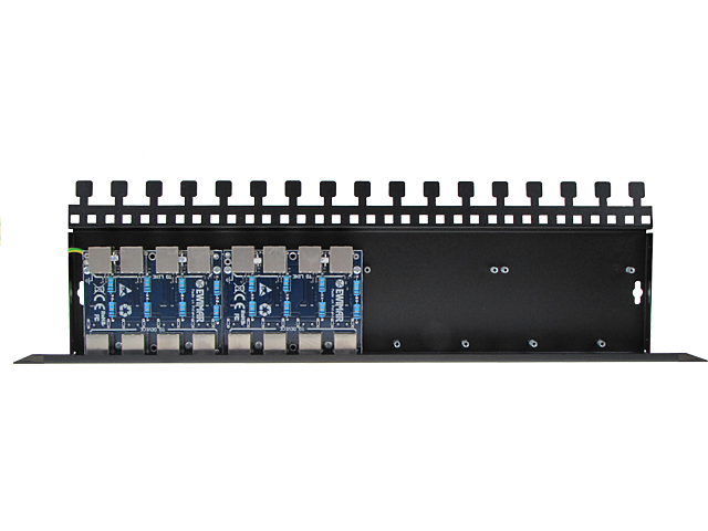 eWIMAR PTF-58R-PRO/PoE 8-channel PRO series security panel with enhanced POE surge protection