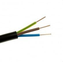 Câble de terre électrique YKY 0,6/1kV 3x2,5mm2 NOIR CÂBLE ÉLECTRIQUE 100m