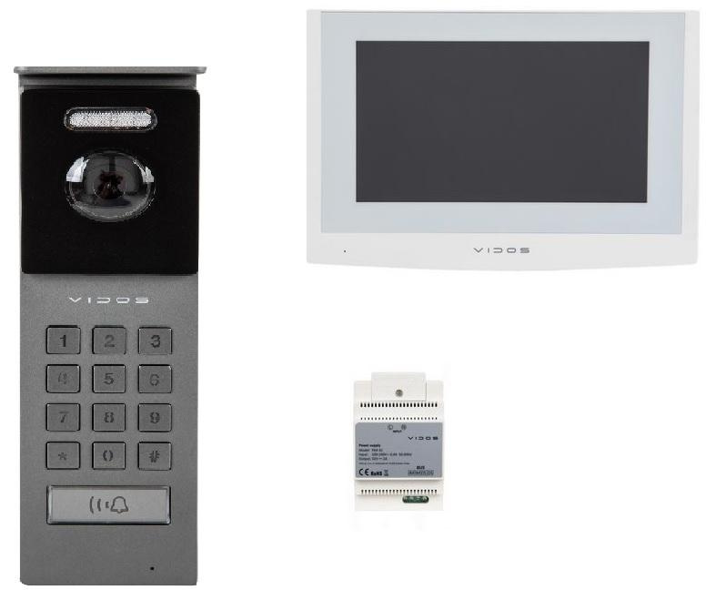VIDOS 2IP S202 video-intercom met M200W-X monitor IP-video-intercomset