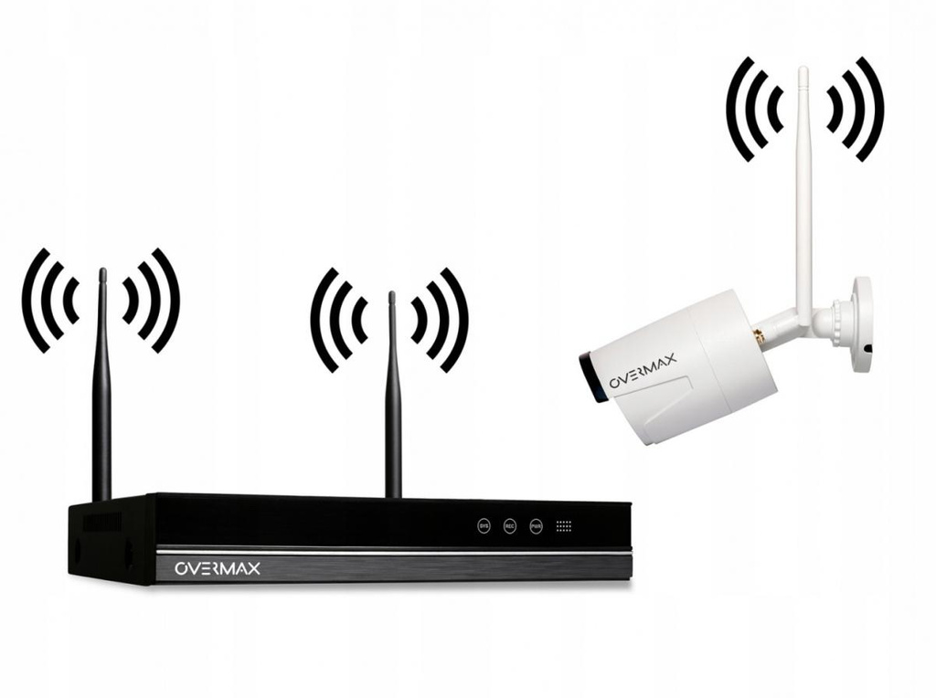 Kit de surveillance Overmax Camspot NVR 4.0 4 caméras FullHD WI-Fi 2Mpx