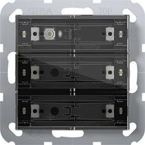 Sensor pulsador GIRA 4 Confort 3x Sistema KNX 55 504300