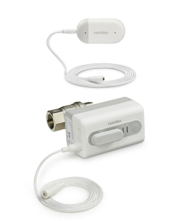 Válvula de bola de 1 1/4 pulgadas con actuador WiFi L5 y kit de sensor de inundación y congelación WiFi L1
