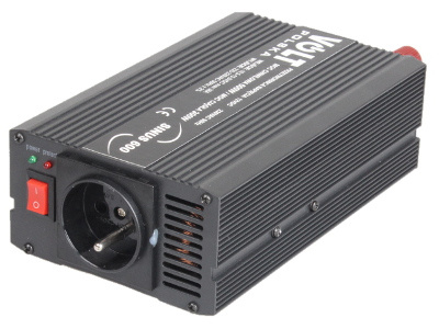 INVERTER VOLT POLSKA SINUS 600 12V/230V 300/600W