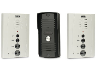 EURA ADP-11A3 Téléphone d'entrée mains libres avec deux combinés