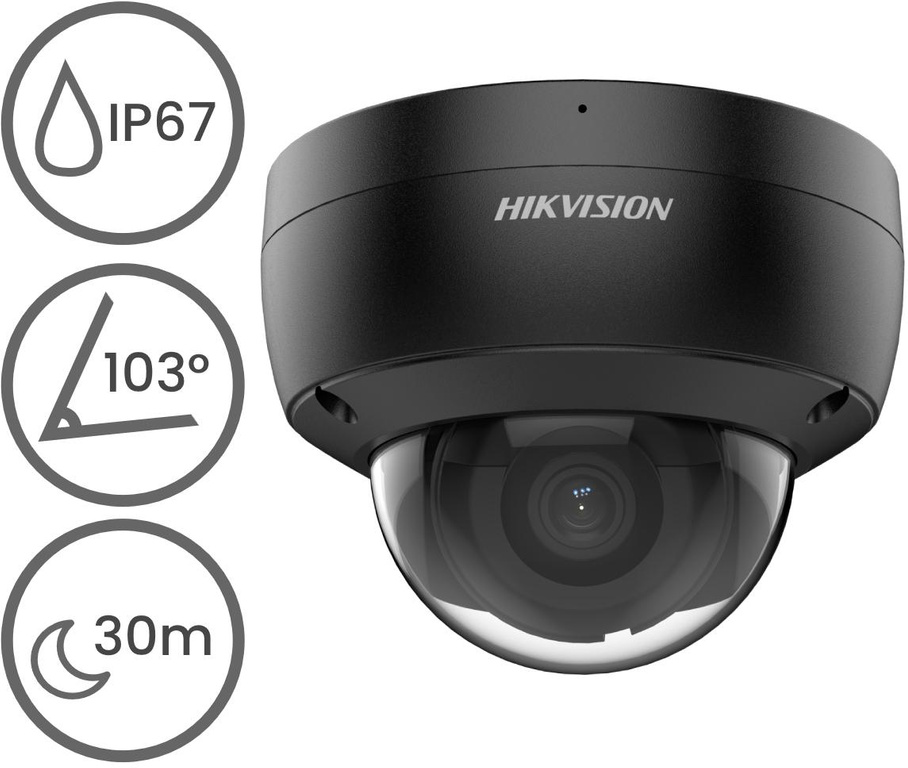 HIKVISION IP-KAMERA DS-2CD2143G2-IS (2.8mm) (SCHWARZ)