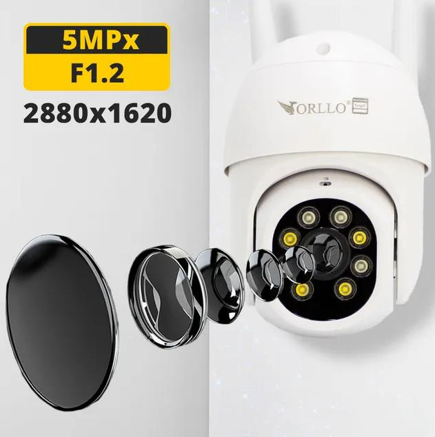 Orllo TZ5 outdoor 5Mpx 4G SIM Tuya IP Camera