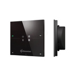 Grenton Smart Panel / 4 Touchfelder / OLED-Display / TF-Bus / schwarze Glasfront