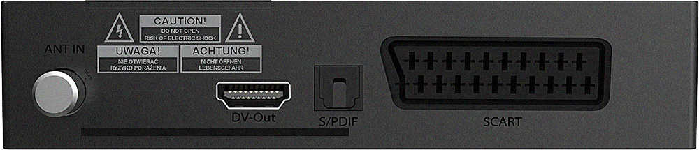 DVB-T2 tuner Ferguson Ariva T75 H.265 HEVC