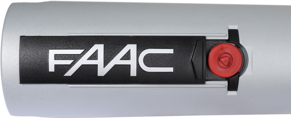 Opérateur FAAC S418 24V pour portails à deux vantaux jusqu'à 5,4 mètres de longueur de vantail