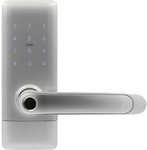 Door handle with access controller EURA ELH-02H4 silver