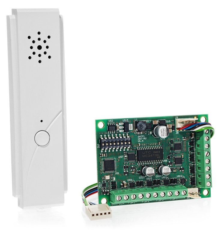 INT-AV acoustic alarm verification module for security systems