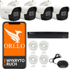 Kit de surveillance de 4 caméras PoE extérieures ORLLO ECO BULLET