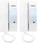 COMMAX Intercom-Bausatz 2xTP-6RC+DIN Mean Well-Netzteil HDR-15-12