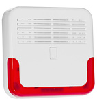 Externer akustisch-optischer Signalgeber SATEL SP-6500 R Metallgehäuse LED Piezo 12 V DC