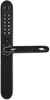 Door handle with access controller EURA ELH-30H4 Black with card reader and code