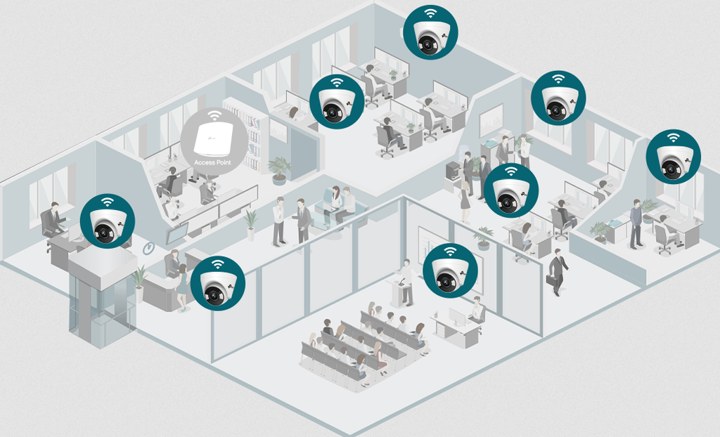 TP-LINK VIGI C440-W KAMERA (4mm, Wifi)