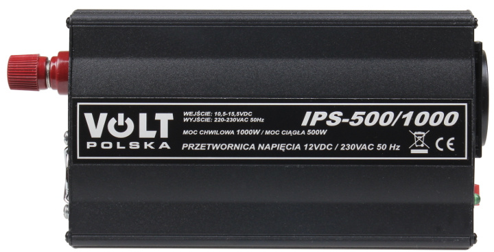 INVERTER VOLT POLSKA IPS-500/1000 12V/230V 500/1000 WATT
