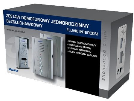 INTERCOM ORNO LOUDSPEAKER. OR-DOM-RE-920/B 2 UNI PHONES