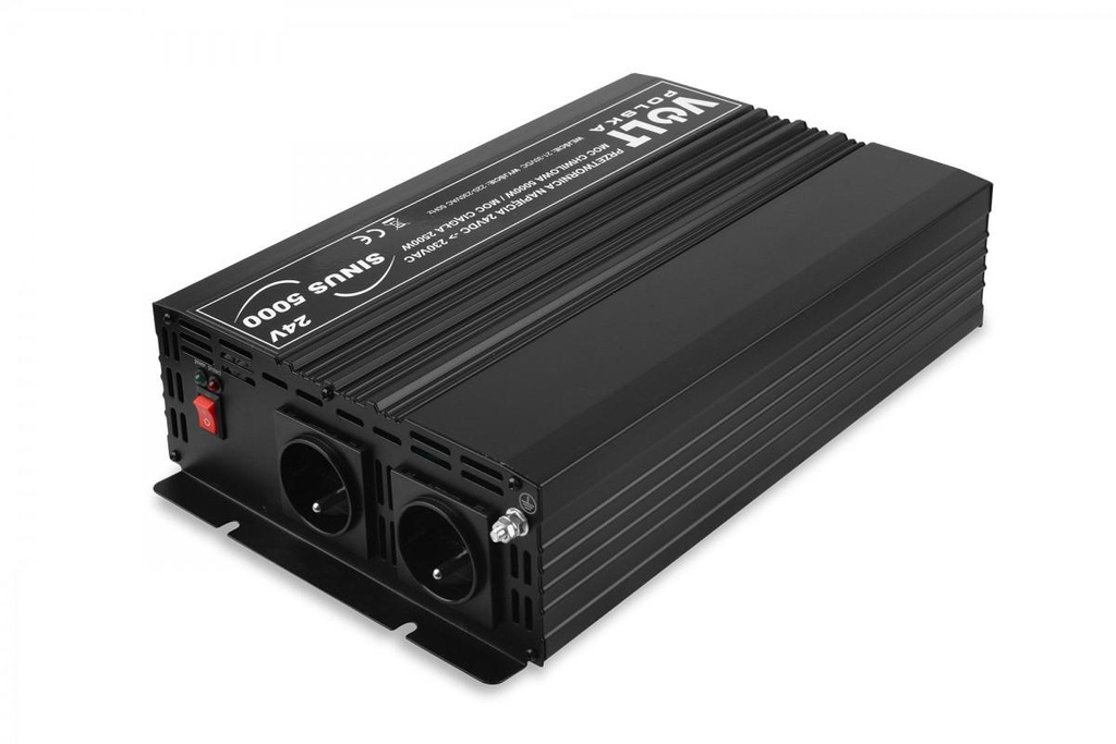 VOLT POLSKA Sinus 5000 24V / 230V 2500/5000W inverter