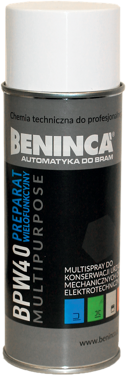 CHEMIA: Beninca BPW40 400ml multifunctional preparation for gates/automatics/drives