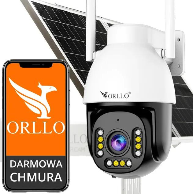 Orllo Caméra IP ORLLO Z9 ULTRA avec panneau solaire SM6030 PRO