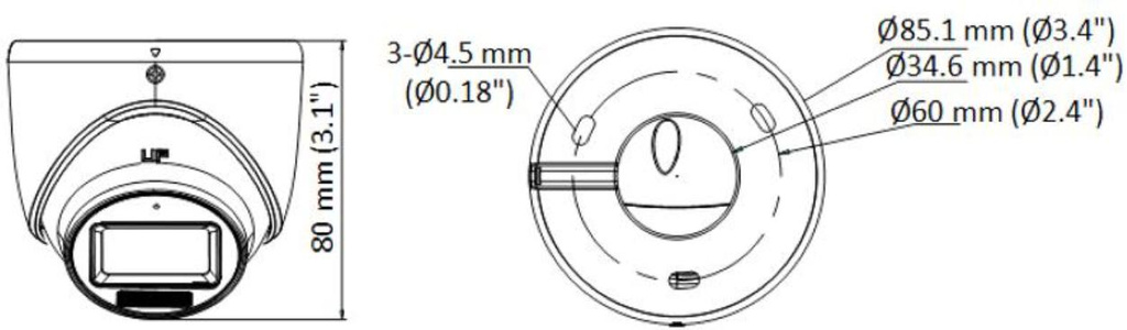 HIKVISION DS-2CE76K0T-LMFS 4-IN-1 CAMERA(2.8mm)