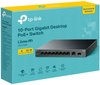 Switch TP-Link LS1210GP 8 portos Gigabit PoE+ menedzselhető