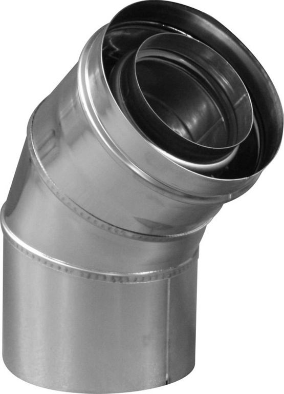 Codo concéntrico 45° 60/100