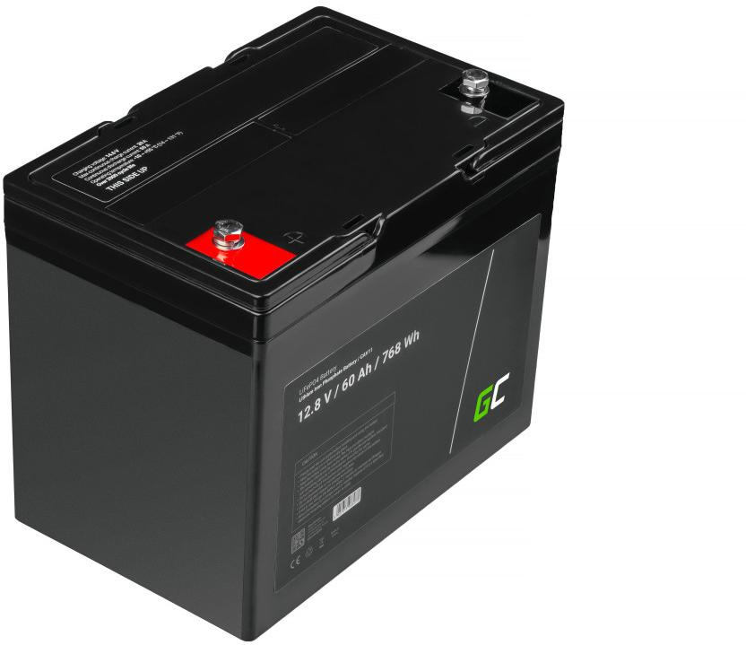 BATTERIE LITHIUM-GELENIUM- PHOSPHATE LiFePO4 Green Cell 12V 60Ah