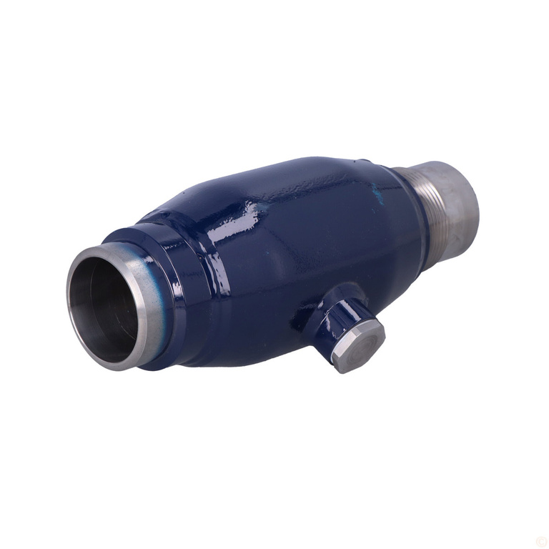 VEXVE warmtapkogelkraan DN50 PN40 gelast met volle doorlaat