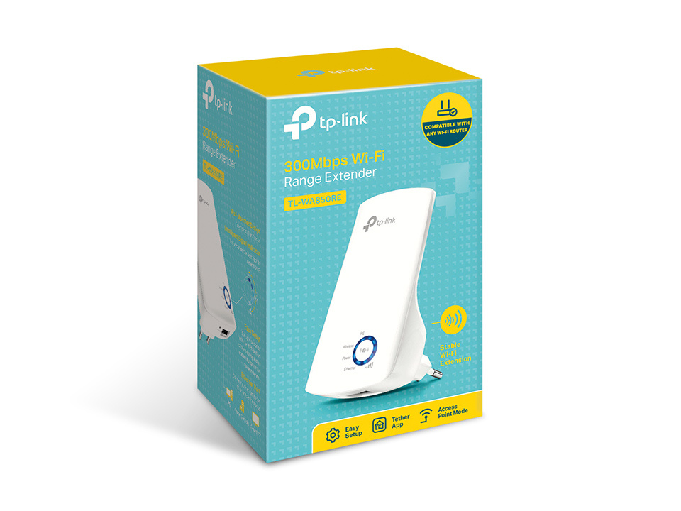 Repeater TP-Link TL-WA850RE wzmacniacz sygnału WiFi N300 z portem Ethernet