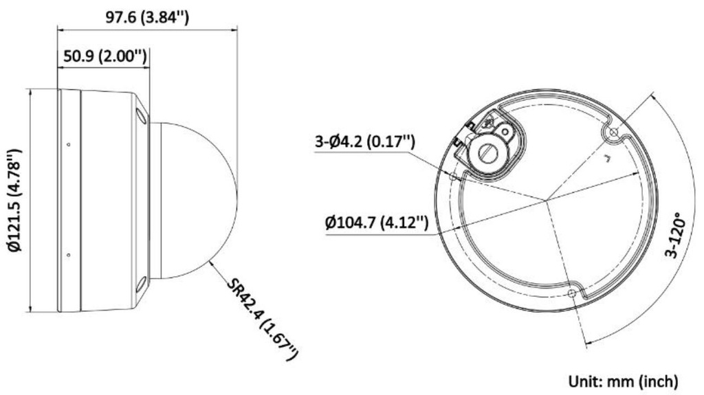 HIKVISION IP CAMERA DS-2CD2143G2-LIS2U(2.8mm)(NOIR)