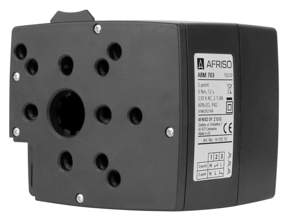 Siłownik elektryczny ARM 703 ProClick, 2-punktowy, 230 V AC, 12 s, 6 Nm