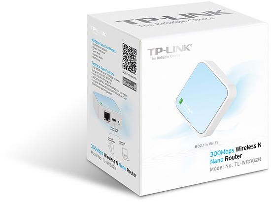 TP-Link TL-WR802N - Draagbare, compacte, draadloze N300 router