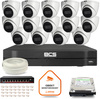 BCS Line IP Surveillance Kit 14x Camera BCS-L-EIP14FSR3-AI1 Recorder with 1TB HDD