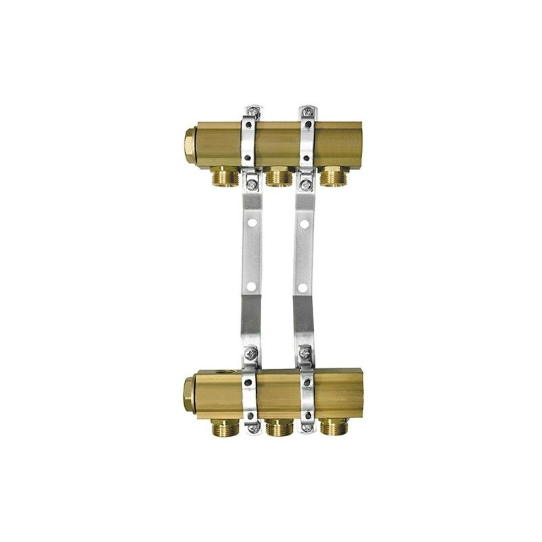 Onnline distributor for c.o 1" circuits 5 with nipples for screw connections