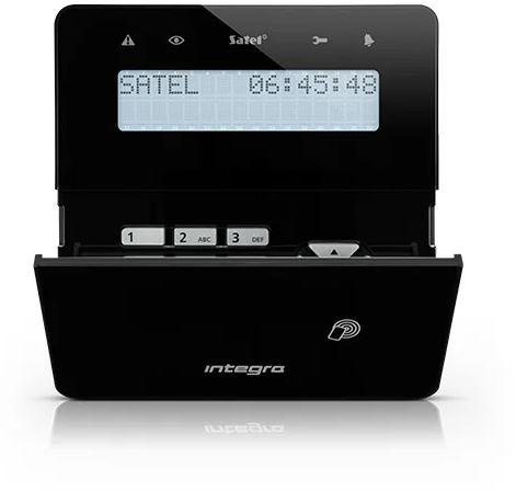 Bedienteil für Alarmsysteme SATEL INT-KLFR-B mit Folientastatur