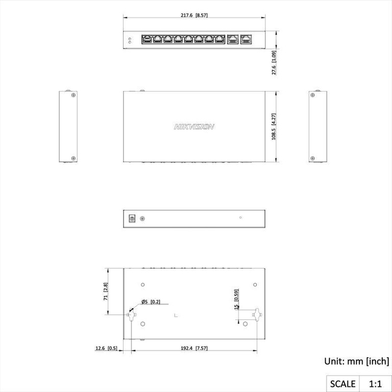 HIKVISION SWITCH DS-3E1506P-EI(O-STD)