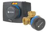 Sada ovládacích prvků ProClick: třícestný ventil ARV 385 Vario ProClick DN32 Rp1 1/4 palce Kvs 7,5 - 19 m3/h + elektrický pohon