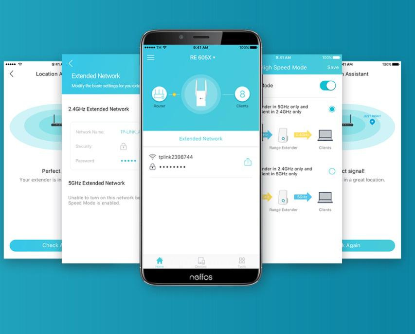 Répéteur TP-Link RE605X - Booster de signal Wi-Fi 6 Dual Band