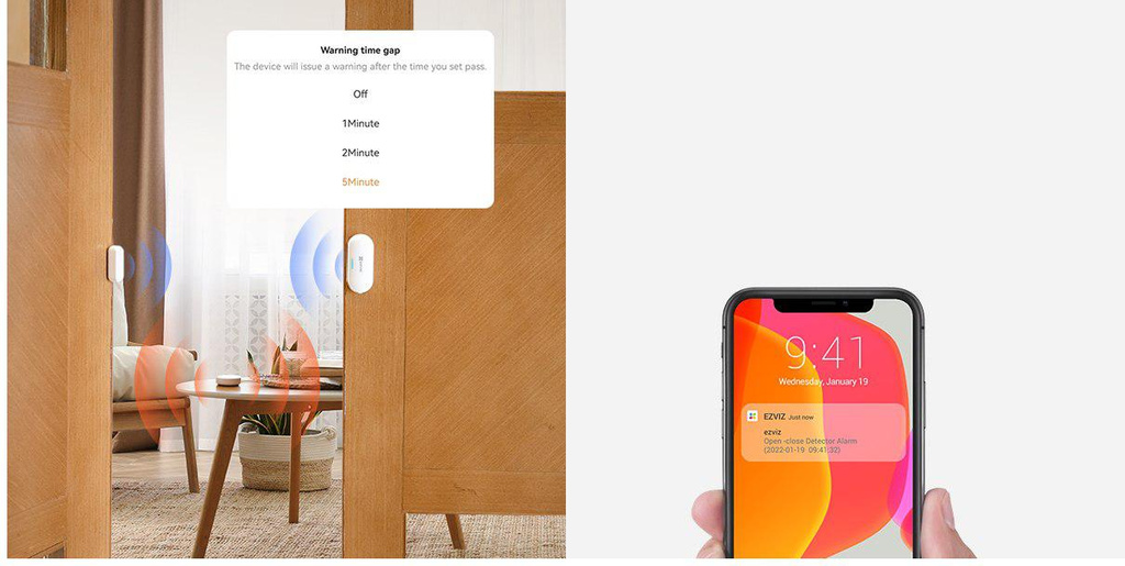 EZVIZ Smart Home Kit B1 Zigbee WiFi se 2 senzory