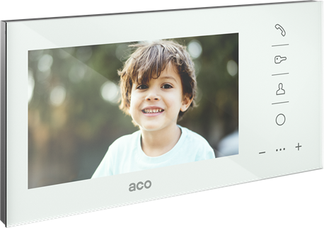 ACO GLASS-PRO-7 WH Familio COMO PRO 7 Zoll Monitor